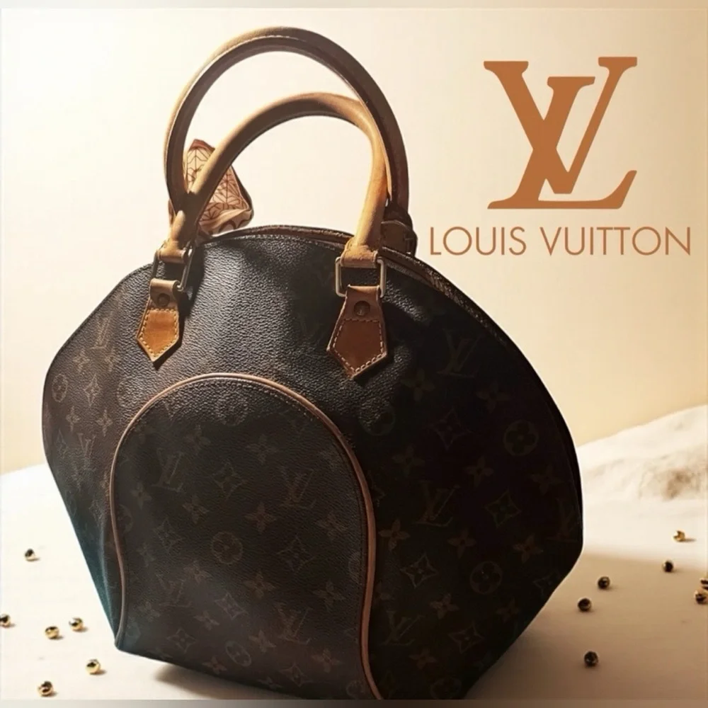 Louis Vuitton Monogram Ellipse Hand Bag with COA, A BEAUTY!